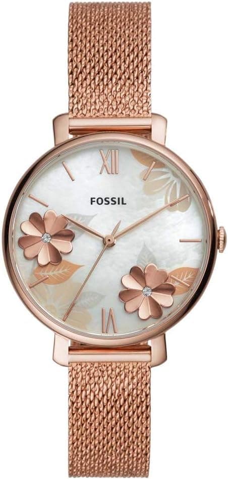 Fossil Womens Analogue Quartz Watch with Stainless Steel Strap ES4534 on Amazon.ae - Price Tracker