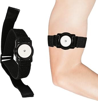 Armband for Freestyle Libre 1 & 2 14 Day, Insulin Pod Monitoring System Protection Sensor Cover Diabetes CGM Holder, 4" to 16" Adjustable Active Arm & Leg Band, No More Adhesive Patches على Amazon.ae - متتبع الأسعار