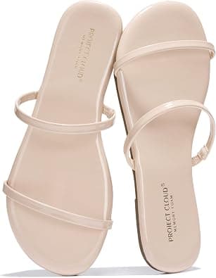 Project Cloud Transition womens Flat Sandal | Memory Foam Insole; Beach Flip Flops; Non-Slip Sole; Lightweight Double Straps; Summer Sandals for Women; Everyday Comfort على Amazon.ae - متتبع الأسعار