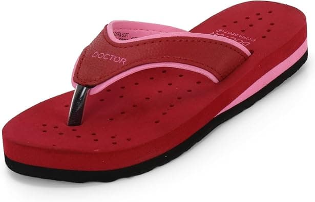 DOCTOR EXTRA SOFT Ortho Care Diabetic Orthopaedic Pregnancy Super Comfort Dr Flipflops and House Slippers For Women's and Girl's D-18 on Amazon.ae - Price Tracker