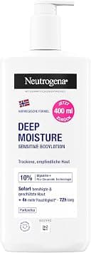 Neutrogena Norwegian Formula Deep Moisture Sensitive Body Lotion (400 ml) for Dry, Sensitive Skin with 10% Glycerine + Pro-Ceramide Technology على Amazon.ae - متتبع الأسعار