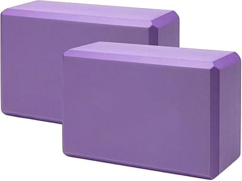 Beauenty Yoga Blocks 2 Pack – Ethylene Vinyl Acetate Foam, 23x15x7.5cm, Comfortable Grip, Durable and Supportive for Yoga, Pilates, and Fitness Training - Best Deal Finder