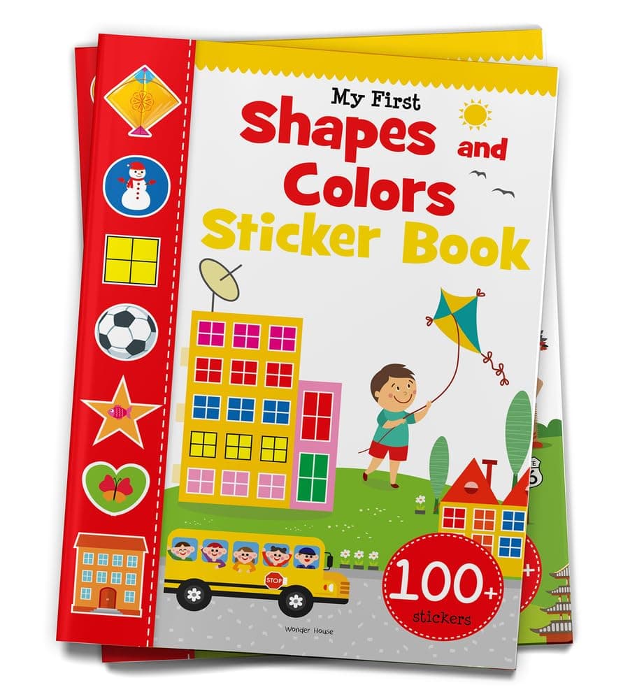 My First Shapes and Colours Sticker Book (Exciting Sticker Books With 1 Plus Colourful Stickers) Paperback by Wonder House Books on Amazon.ae - Price Tracker