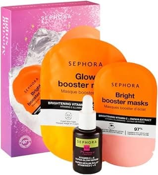 Sephora Favorites Limited Edition Vitamin C Set - 3 Glow Essentials - 2 Face Masks and 1 Serum - Best Deal Finder