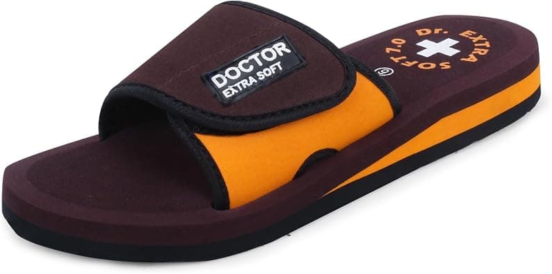 DOCTOR EXTRA SOFT Women's Orthopaedic and Diabetic Adjustable Strap Comfort Dr Sliders Flipflops and House Slipper's Girls Slides OR-D-52 on Amazon.ae - Price Tracker