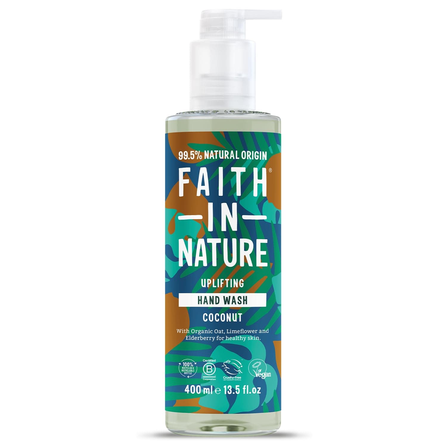 Faith in Nature | 400 ml | Uplifting Hand Wash | Coconut | 99.5% Natural Origin | With Organic Oat, Limeflower & Elderberry | No SLS or Parabens | Vegan & Cruelty-Free on Amazon.ae - Price Tracker