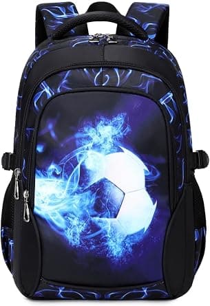 BABUN Backpack for Boys Elementary Middle School Bags Kids Heavy Duty Durable Teenage Student Bookbag Travel Waterproof 18in على Amazon.ae - متتبع الأسعار