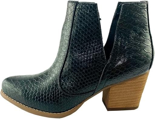 Not Rated Tarim Heeled V-Cut Bootie على Amazon.ae - متتبع الأسعار