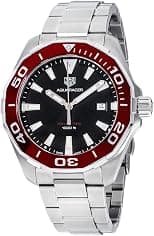 Tag Heuer Aquaracer Black Dial Stainless Steel Men's Watch WAY101BBA0746 - Best Deal Finder