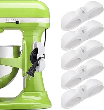 MUMOO BEAR Cord Organizer Cord Wrap Cord Holder Cable Organizer for Home and Kitchen Appliances Like Mixer, Blender, Coffee Maker, Pressure Cooker Air Fryer and Mobile cable (5, White) on Amazon.ae - Price Tracker