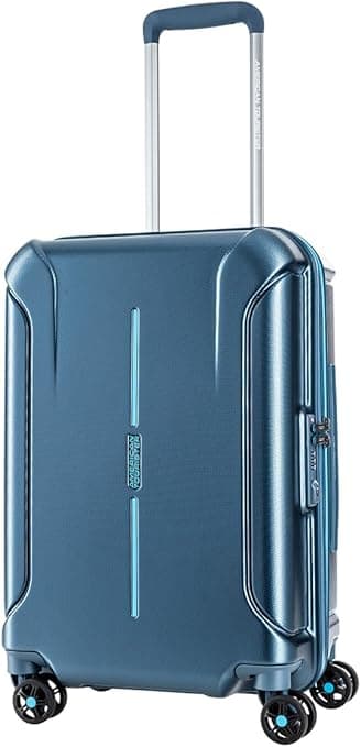 Technum Suitcase, Cabin Size, 4 Spinner Wheels, Hard Top, Polycarbonate, DuoSaf™ Security Zipper|Dual Tube Pull Handle|Expandable|TSA Lock - 3 Years International Warranty on Amazon.ae - Price Tracker