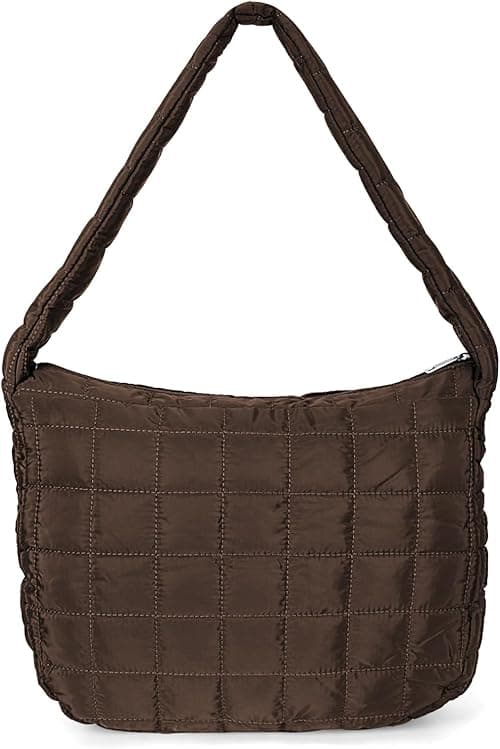 YFGBCX Quilted Tote Bags for Women Lightweight Quilted Padding Shoulder Bag Down Cotton Padded Large Tote Bags Lattice on Amazon.ae - Price Tracker