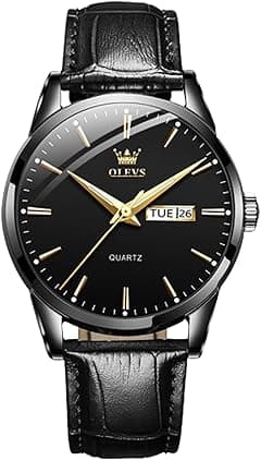 OLEVS Men Automatic Watch Skeleton 5 Hands Mechanical Classic Luxury Multi Calendar Stainless Steel Waterproof Wrist Watch for Men - Amazon.ae Price Tracker