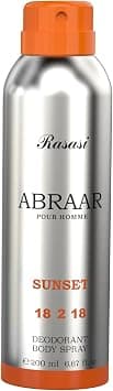 Rasasi Abrar Orange Sunset For Men 200 millilitres على Amazon.ae - متتبع الأسعار
