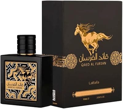 Lattafa Qaed Al Fursan - Oriental, Fruity, Fresh, Amber Wood - Eau de Parfum Long-Lasting Fragrance for Unisex, 3.40 Ounce / 100 ml - Amazon.ae Price Tracker