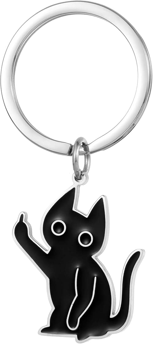 Cute Cat Duck Keychain Funny Gifts for Women Men Cute Keychains for Women Cool Cat Duck Stuff Car Keyrings Friendship Gift on Amazon.ae - Price Tracker