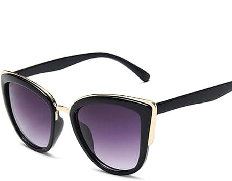 Vintage Round Metal Frame Cat Eye Sunglasses For Women Retro Driving Sun Glasses For Female Mirror Uv400 on Amazon.ae - Price Tracker