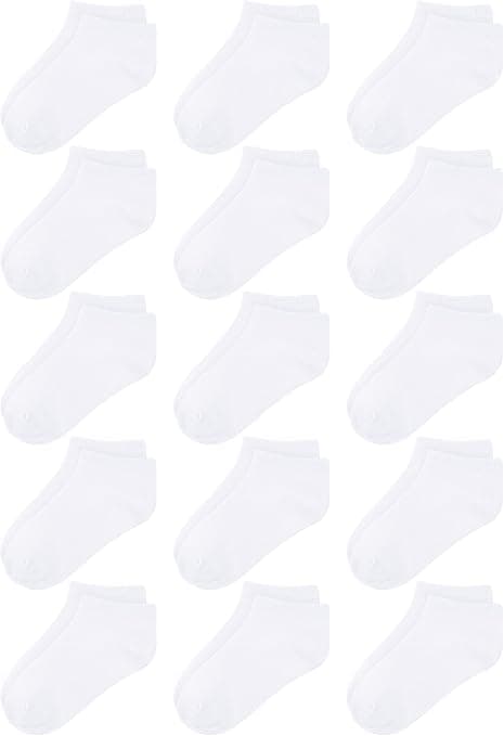 Cooraby 15 Pack Kids' Half Cushion Low Cut Athletic Ankle Socks Boys Girls Ankle Socks - Amazon.ae Price Tracker