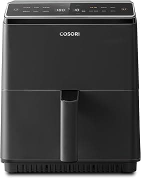 COSORI Air Fryer 6.4L APP Controllable Oven Dual Blaze 1700W, Double Heating Elements, Cookbook, No Shaking & No Preheating, 12 Functions, Roast, Bake, Reheat, Dishwasher Safe CAF-P583S on Amazon.ae - Price Tracker