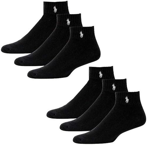 Ralph Lauren Polo Classic Sport 6 Pack half Cushioned sole Men's Socks on Amazon.ae - Price Tracker