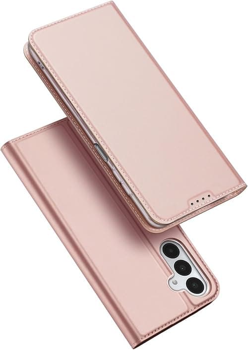 DUX DUCIS Leather Wallet Case for Samsung Galaxy A18 / A17 4G/5G / M17 / F17, Premium PU Leather TPU Flip Cover with Card Slot, Hidden Magnetic Closure, Adjustable Stand and Full Protection - Rose on Amazon.ae - Price Tracker
