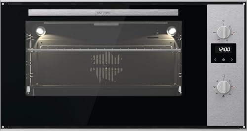 Gorenje BO9835E01X 90cm Built-in Electric Oven – 89L Capacity, Multisystem Cooking, Variable Grill, Motorized Turn Spit, EcoClean Enamel, Silver Metallic على Amazon.ae - متتبع الأسعار