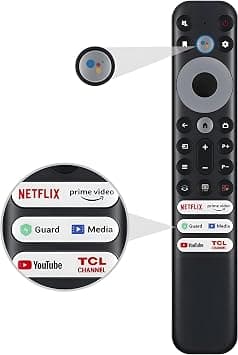 Replacement Voice Remote Control Compatible with TCL Smart TV, LCD, LED TVs Fit for TCL Smart TV Remote on Amazon.ae - Price Tracker