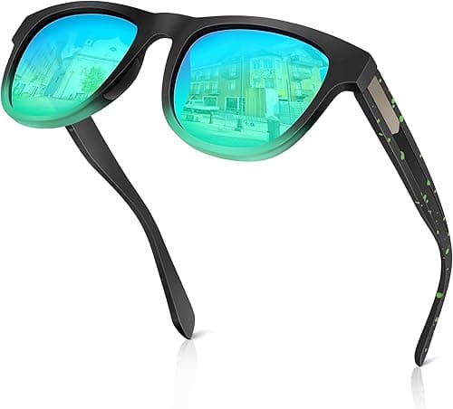 polarized sunglasses, Classic Retro Matte Square UV380 Protection Sun Glasses for Men Women Driving Daily Commute Fishing Beach on Amazon.ae - Price Tracker