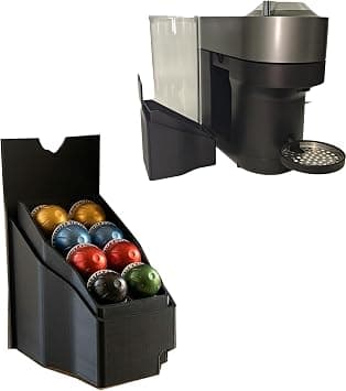 Capsules Container for Nespresso Vertuo Pop/Pop+ and Deluxe, Essential Set for Nespresso Vertuo Replacement Parts, Used Pod Holder Catcher, Durable Parts for Nespresso Machine على Amazon.ae - متتبع الأسعار