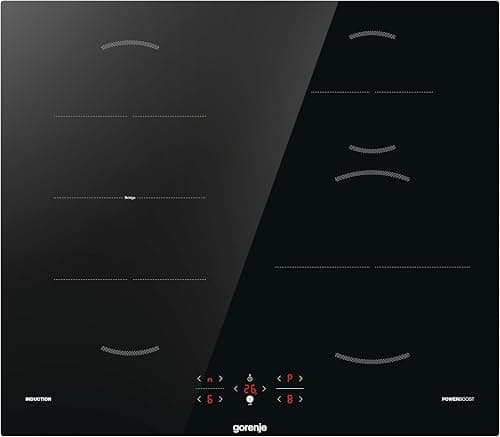 Gorenje GI6421BSC 60cm Built-in Induction Hob – Touch Control, PowerBoost, Bridge Zone, Safety Switch-Off, Child Lock, Residual Heat Indicator, 7200W on Amazon.ae - Price Tracker
