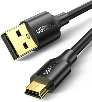UGREEN Mini USB Cable 1M USB 2.0 Type A to Mini B Cable Male Cord Compatible for GoPro Hero 3+, Hero HD, PS3 Controller, Cell Phones, Dash Cam, Digital Camera, SatNav, GPS Receiver, PDAs etc on Amazon.ae - Price Tracker