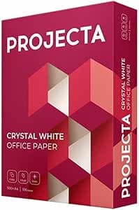 Projecta Ultra A4 Paper, 80 GSM Copy Paper (210mm x 297mm), 1 Ream (500 Sheets), Crystal White Office Paper,Made in Russia on Amazon.ae - Price Tracker