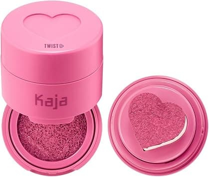 KAJA Cheeky Stamp Blush – Feisty | Heart-Shaped Cushion Blusher with Buildable Color, Lightweight & Blendable Formula, Travel-Friendly K-Beauty Design, 5 g - Best Deal Finder