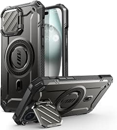 SUPCASE UB Mag XT for iPhone 15 Case with Camera Cover, [Compatible with MagSafe] Full Body Rugged Case with Built-in Kickstand - Black - Amazon.ae Price Tracker