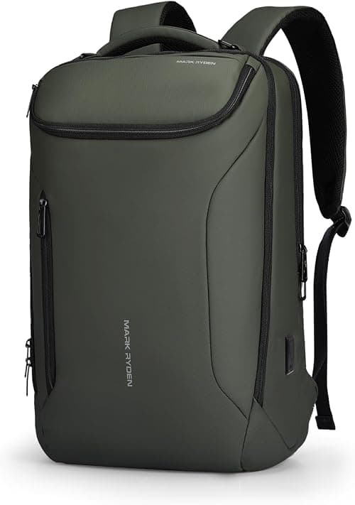 MARK RYDEN Business Backpack for Men, 17.3 Inch Tech Waterproof Laptop Backpack with USB Charging Port on Amazon.ae - Price Tracker