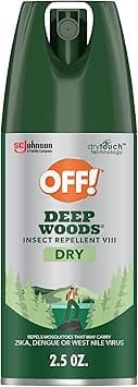OFF! Deep Woods Insect Repellent Aerosol, Dry, Non-Greasy Formula, Bug Spray with Long Lasting Protection from Mosquitoes, 2.5 oz - Amazon.ae Price Tracker