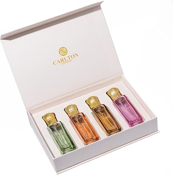 Carlton London Women Fantasy Perfume Gift Set of 4 x 20 ml Eau de parfum | Desire, Muse, Bliss Noor | Floral and Fruity Long lasting Fragrance Scent EDP (0.25 ml (Pack of 4)) on Amazon.ae - Price Tracker