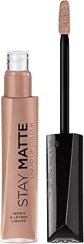 Rimmel London Stay Matte Liquid Lip Color with Full Coverage Kiss-Proof Waterproof Matte Lipstick Formula that Lasts 12 Hours - 706 Raw Embrace, .21oz on Amazon.ae - Price Tracker