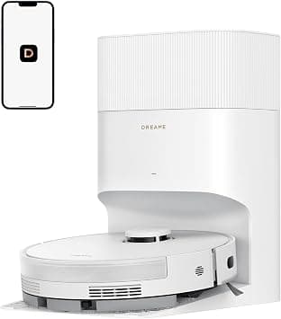 dreame D20 Plus Robot Vacuum and Mop, 13,000Pa Suction, Self-Emptying with 5L Dust Bag, DuoBrush for Pet Hair, LDS Mapping, App & Voice Control, 5200mAh Battery, Ideal for Hard Floors & Carpets on Amazon.ae - Price Tracker