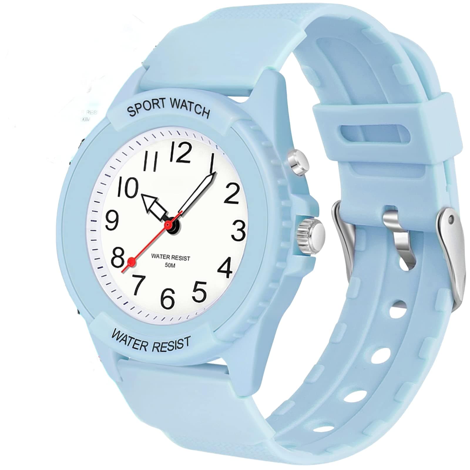 Kids Analog Watch for Boys Girls, Waterproof Time Teaching Watch with Night Light, Easy to Read and Learning Time for Children 6-18 on Amazon.ae - Price Tracker