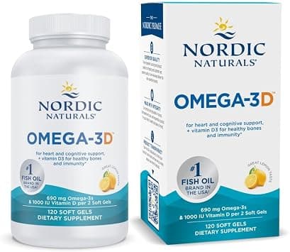 Nordic Naturals - Omega-3D, Cognition, Immune, And Added Bone Support, 120 Soft Gels on Amazon.ae - Price Tracker