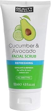 Beauty Formulas Refreshing Cucumber & Avocado Facial Scrub - Best Deal Finder