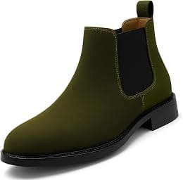 Kraasa Men's Slip On Fashion Chelsea Boots | High Tops, Soft Cushioned Insole, Comfortable Fit, Trendy, Stylish Boots - Best Deal Finder