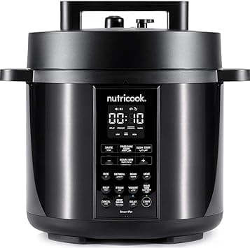 Nutricook Smart Pot 2, 8 Liters, 9 In 1 Electric Pressure Cooker, Steamer, Sauté Pot, Yogurt Maker & More, 12 Programs With New Lid, Two Years Warranty (Renewed) on Amazon.ae - Price Tracker