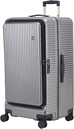 TydeCkare 20 Inch Carry On Luggage Aluminum with Front Ziiper Pocket - Best Deal Finder