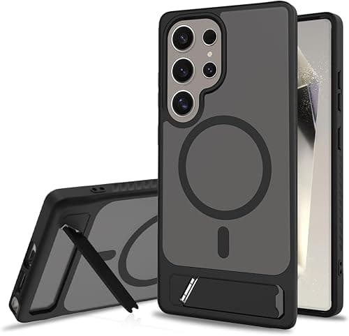 Magnetic Case for Samsung Galaxy S25 Ultra Cover with Stand على Amazon.ae - متتبع الأسعار
