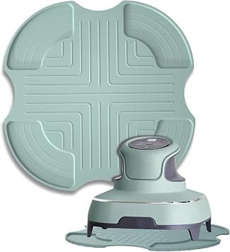 Air Fryer Trivets Silicone for Ninja Crispi, Hot Pads Potholders for Ninja Crispi Airfryer Accessories, Portable Glass Air Fryer Cooking System Holder, Kitchen Aid (Green) على Amazon.ae - متتبع الأسعار