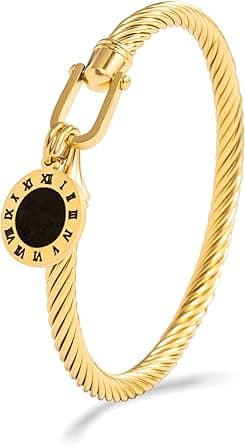 Melina 18K Gold Plated Premium & Elegant Bracelet for Women | Gold Plated Bracelet | Bracelet for Women | Bracelet for Gifting | Anti Tarnish | Lifetime Shine | Gifts for Woman on Amazon.ae - Price Tracker