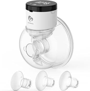 Bellababy Hands-Free Breast Pump Wearable, Touch Control Electric Breast Pump, Comfortable & Low Noise & Compact, 4 Modes & 9 Levels Suction, 6 oz, 1 Pack (24mm Flange, with 21mm/19mm/17mm Inserts) on Amazon.ae - Price Tracker