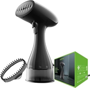 Oraimo 1500W Iron Steamer with Lint Brush, 220ML Detachable Water Tank, 22g/min Steamer Clothes,35s Fast Heat Up, LED Steam Indicator, Metal Plate 2M Cord Diamond Texture Travel Iron All Fabrics on Amazon.ae - Price Tracker